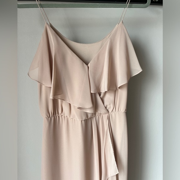 Nouvelle Amsale Bridesmaid Dress Drew | S | Latte | Worn Once Great Condition - Picture 8 of 11